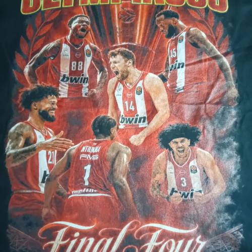 Olympiacos basketball Final 4 OAKA 2026 T-shirt new