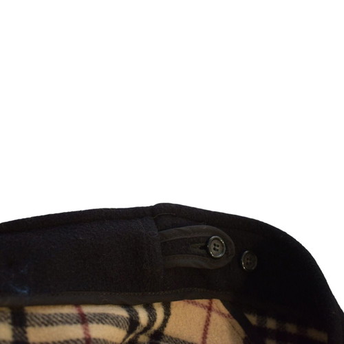 Burberry London Speciality Duffle Coating Wool Coat with Nova Check Hood