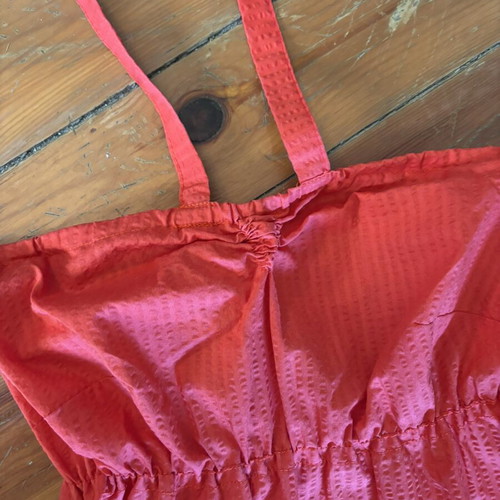Summer dress red, like new, size S