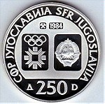  250 Dinara Winter Olympics 1984 - Head of Tito
