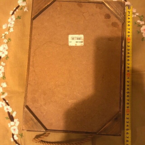 Wooden tray frame with rope handles like new