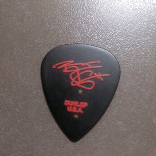 Guitar pick used, hard texture, In Flames