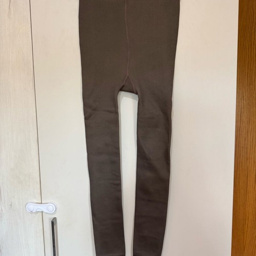 Isothermal Tights Size XS - S Brown with Beige Fleece Lining New