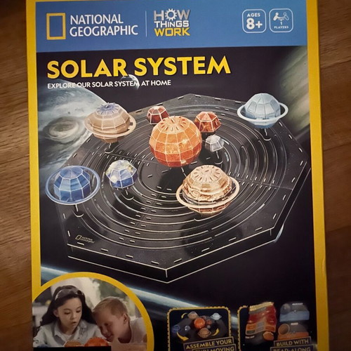 3D Puzzle Cubic Fun Solar System National Geographic new