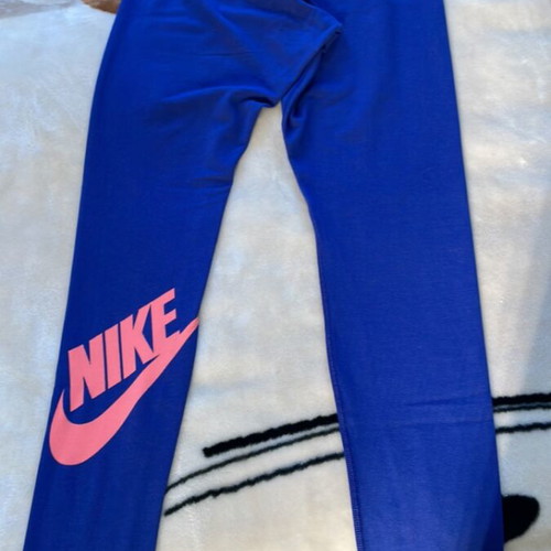Nike sports leggings M like new, blue and pink