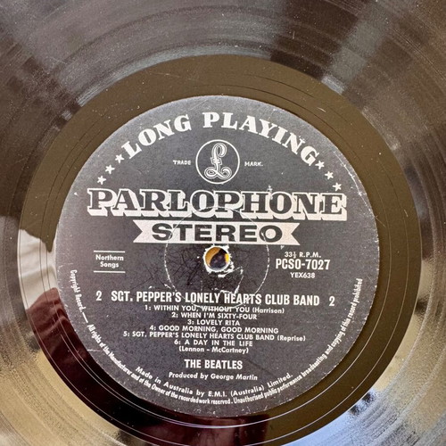 The Beatles Sgt. Pepper's Lonely Hearts Club Band LP used 1st AUS 1967 Stereo