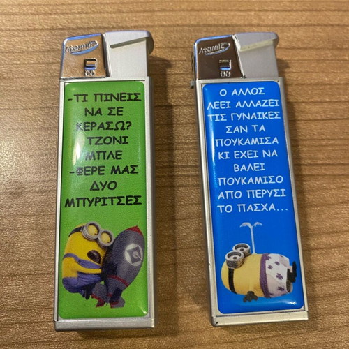Minions Atomic collectible lighters like new, set of 2