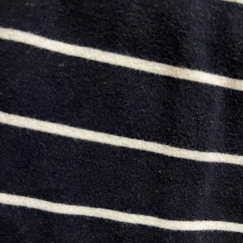 Dress blue navy and white striped used, size S