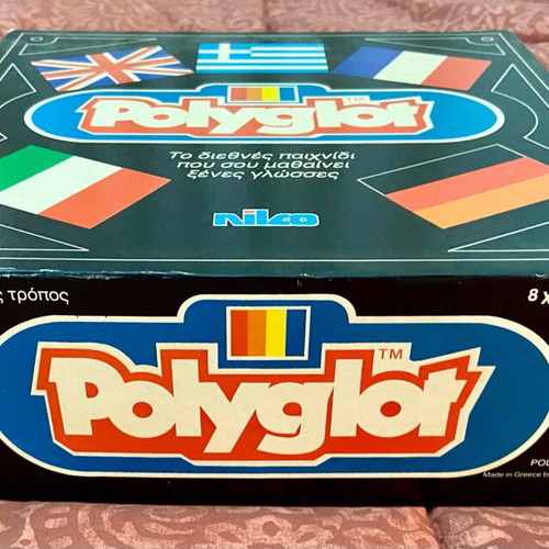 Polyglot 1987 board game like new Greek made by Nilco