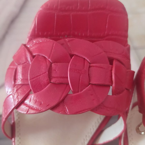 Migato red high-heeled sandals like new, size 37