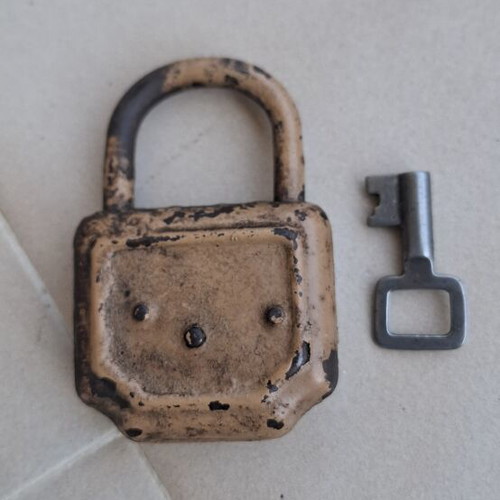 Old functional padlock