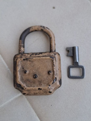 Old functional padlock