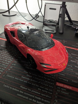 Ravensburger 3D Puzzle Ferrari SF90 Stradale like new, assembled