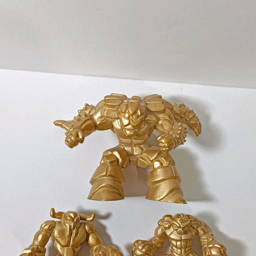 Gormiti Earth Tribe used collectible gold 2nd generation
