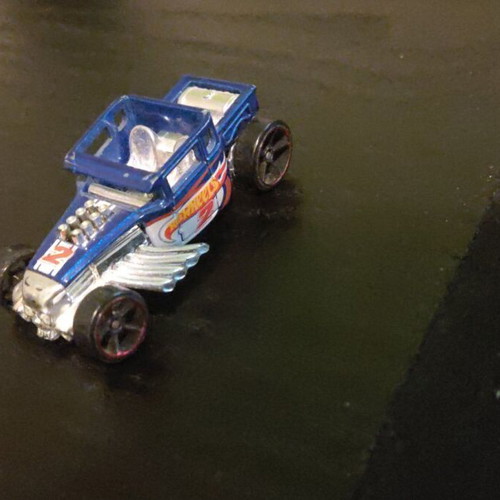 Hot Wheels 2005 Boneshaker Blue Malaysia used, loose