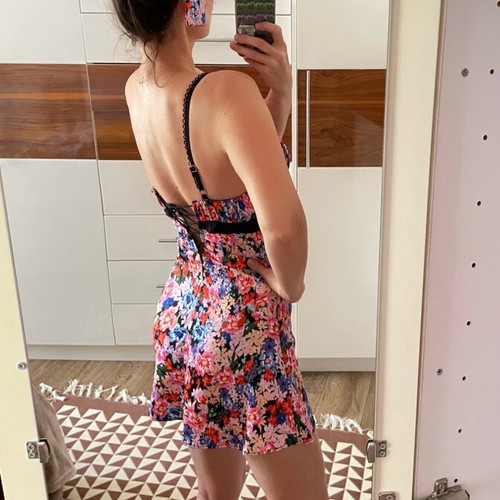 (S) For love&lemons USA Mini satin dress