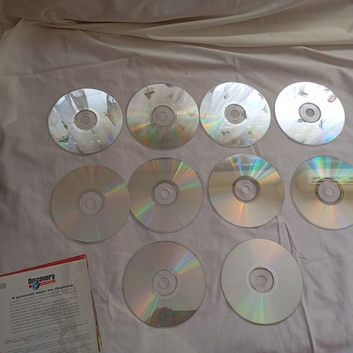 Discovery Channel documentary DVD set, like new, pack of 10