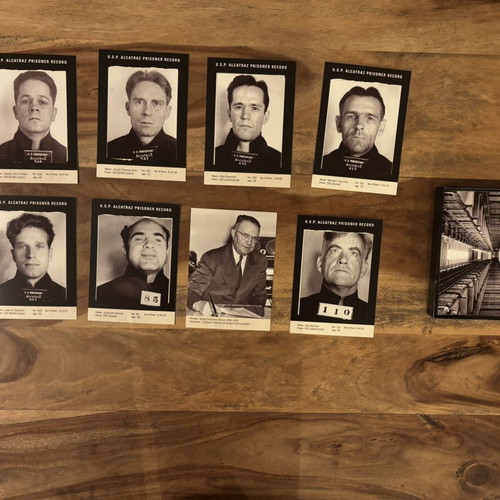 Alcatraz collectible cards like new