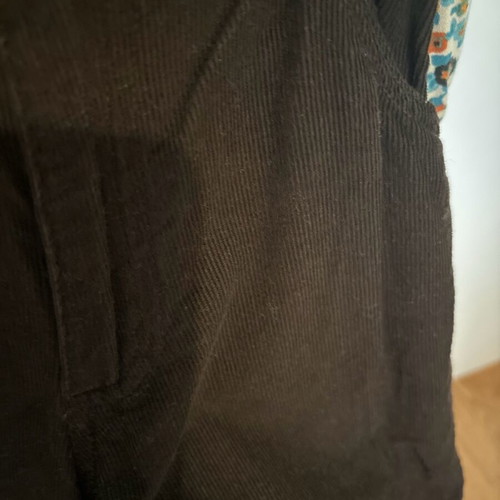 Attrativo corduroy baby overalls set with shirt like new