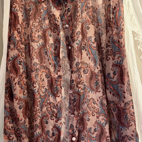 Vassia Kostara set with wrap skirt and shirt like new