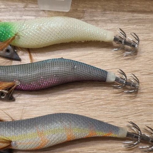 Squid Jigs like new with brands Yamashita, Savage Gear, Yozouri, DTD, Gan Craft, Vega