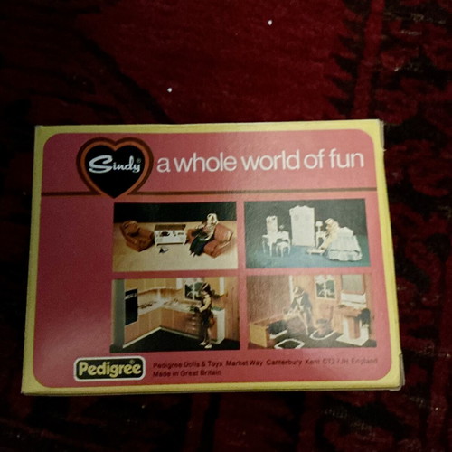 Vintage Sindy Doll Rocker Furniture Pedigree 1970s used