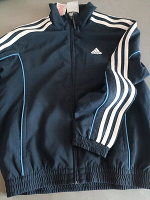 Adidas kids gym suit used, blue, ages 4-7
