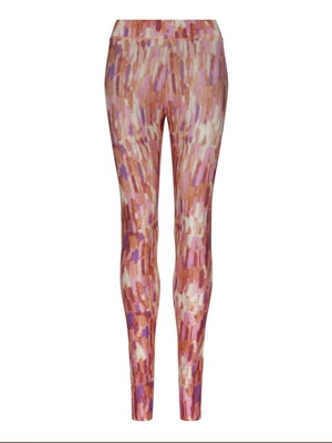 Printed leggings new with multicolor design, size XS-S