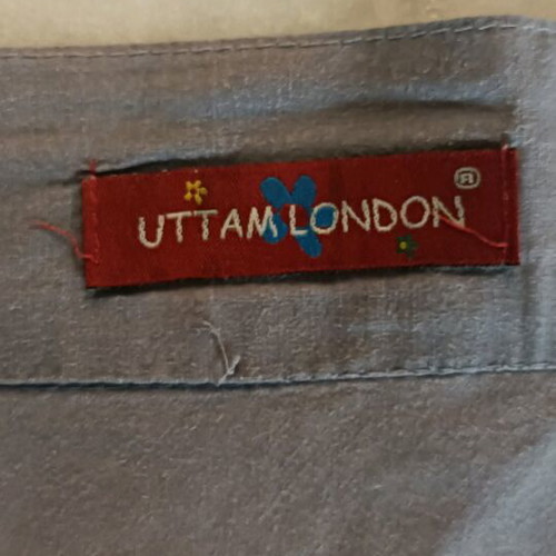 Uttam London wrap skirt like new, cotton tie-dye, size M-L