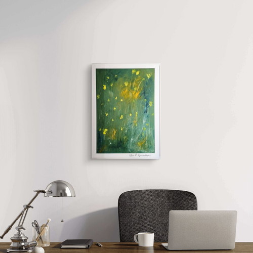 Original oil painting Tender is the Spring like new