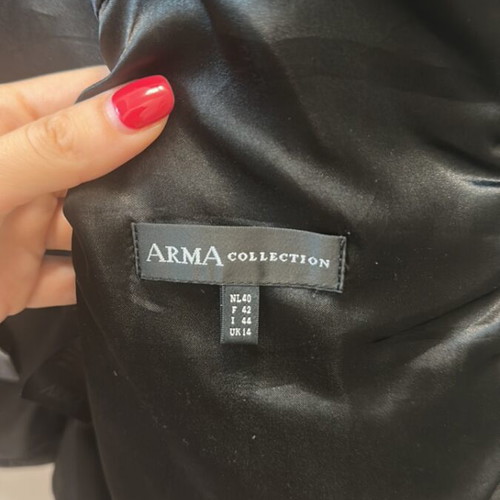 Arma jacket with felt and leather, like new, size S