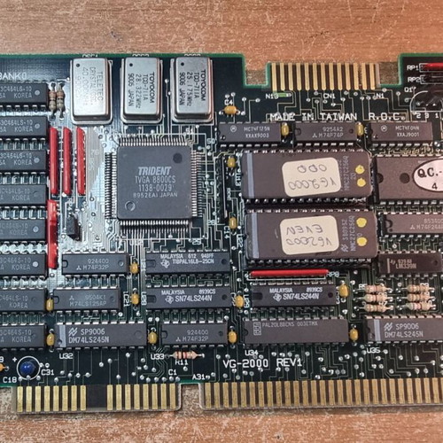 Trident TVGA 8800CS 16bit EVGA like new