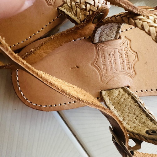 Leather children's sandals size 31 like new, brown