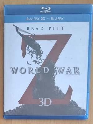 World War Z Blu-ray 3D set like new with Greek and Bulgarian subtitles