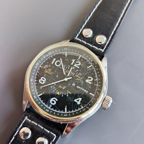 Limit Spitfire Blueprint Edition men's watch new, quartz, pilot style