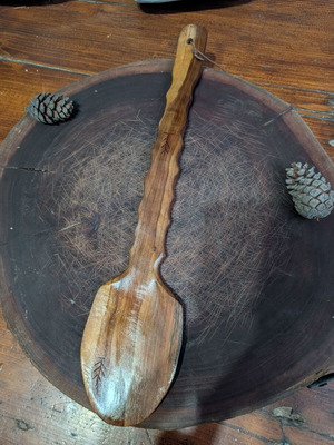 Handmade Olive Wood Spoon new by Alkis