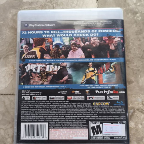 Dead Rising 2 PS3 game used in excellent condition