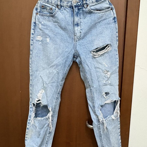 Pull & Bear jeans used with rips, size S 36 8, blue