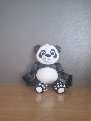 Plastic Panda new 3D printed decorative figure