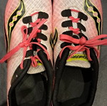 Saucony Παπούτσια Spikes για Στίβο νούμερο 38 σαν καινούργιο ροζ κίτρινα