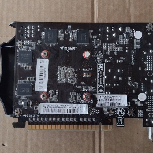 NVidia GeForce Palit GTX650 2048MB GDDR5 128bit PCI-E used