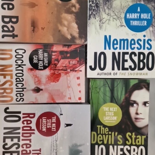 Jo Nesbo Harry Hole thriller books 1 to 5 new, English