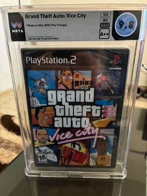 GTA Vice City PlayStation 2 New, sealed and graded 9.8