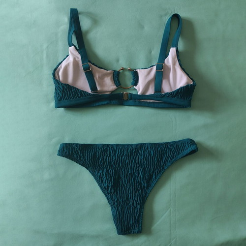 Swimsuit set like new, petrol color, sizes S-M