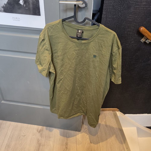 G-Star RAW T-shirt, men's size L, olive green