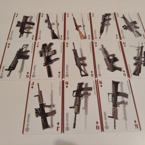 Collectible G&G Armament Plastic Playing Cards like new