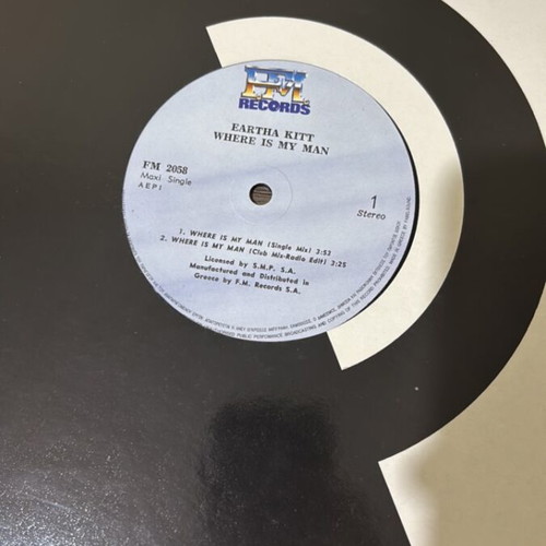 Eartha Kitt Where Is My Man maxi single used