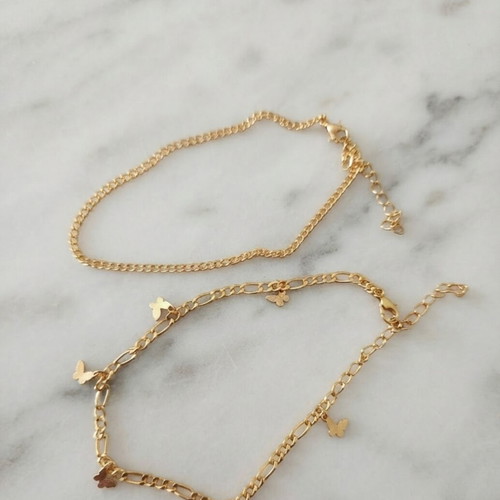 Anklet chain set new
