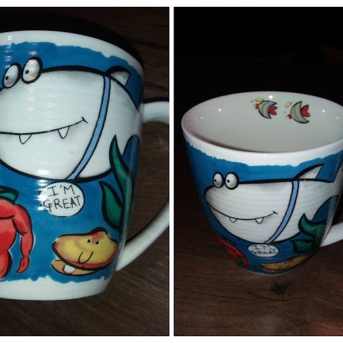 Porcelain mug 500 ml like new, large
