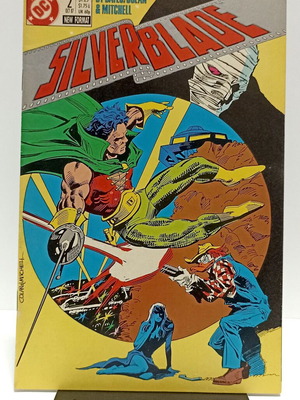 Silverblade #02 comic like new, DC Comics 1987-1988